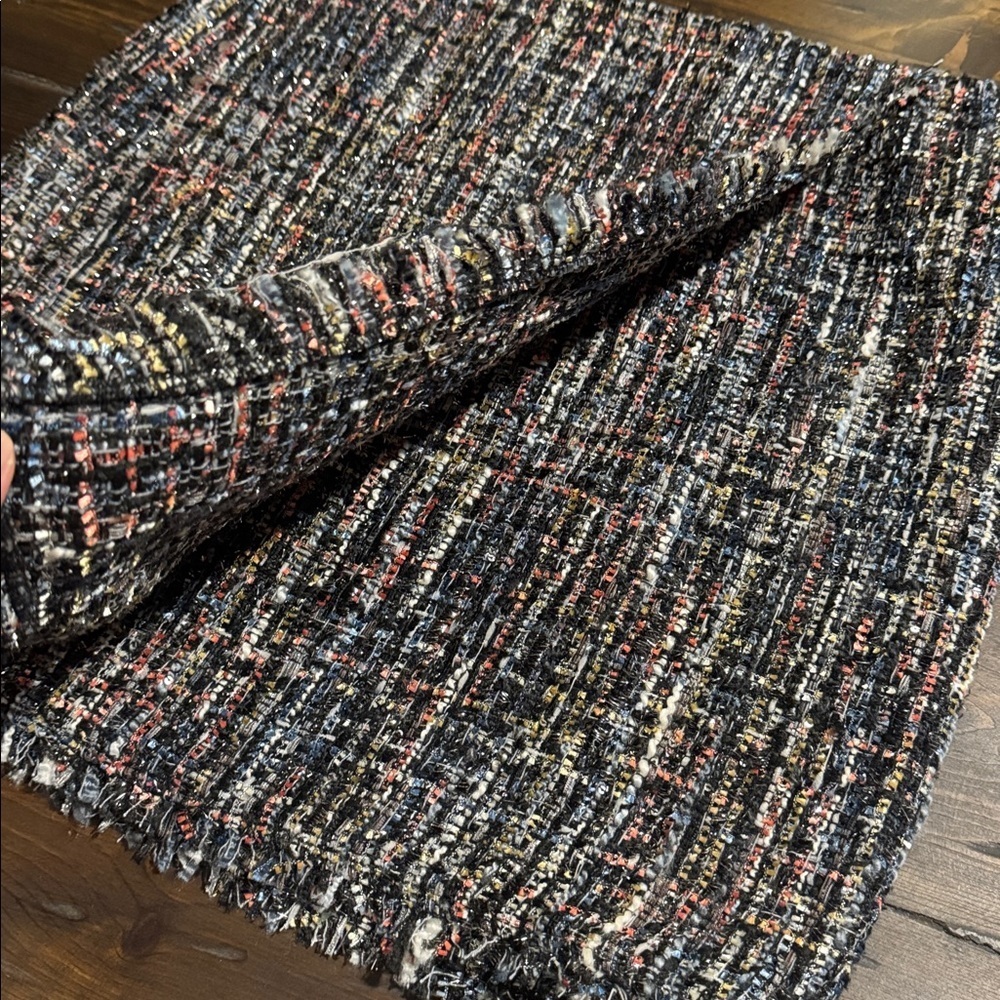 CeCe Multicolor Tweed Pencil Skirt - Picture 6 of 12